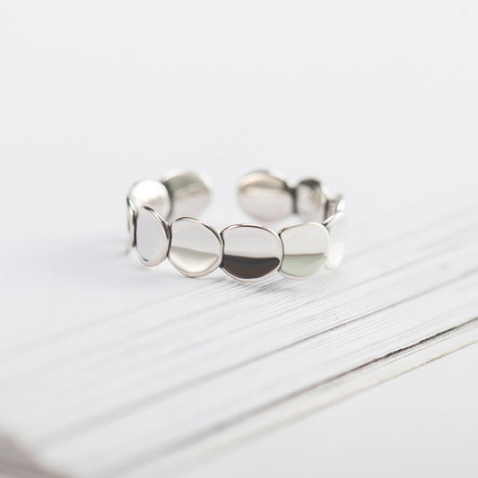 Sterling Silver Geometric Vintage Ring