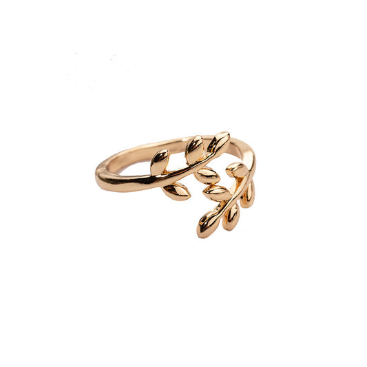 Copper Leaf Ring
