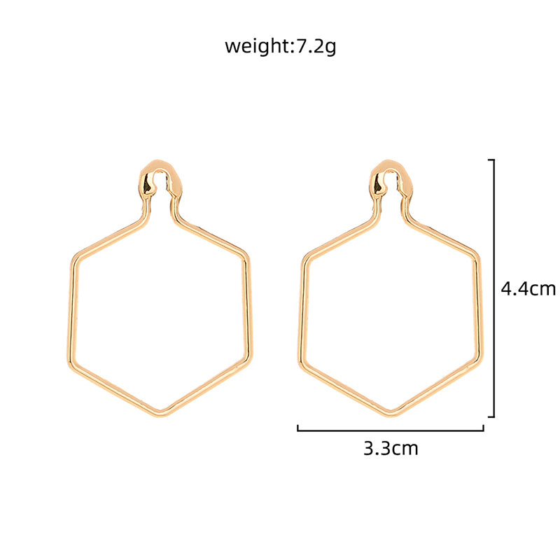 Diamond Pin Earrings | Zinc Alloy European Style Fashion Accessories