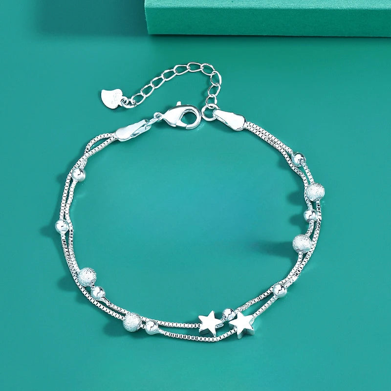 Korean Multi Layer Coil Adjustable Bracelet for Women
