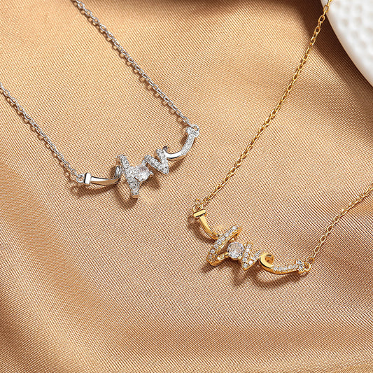 LOVE Letter Pendant Necklace for Women | Gold and Silver