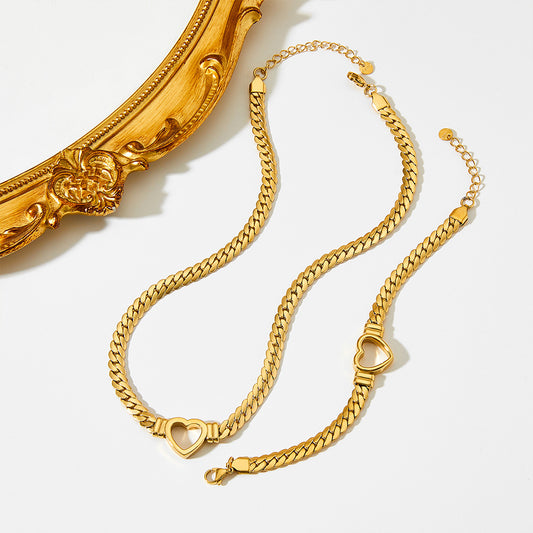 Hip Hop Love Woven Pendant Necklace