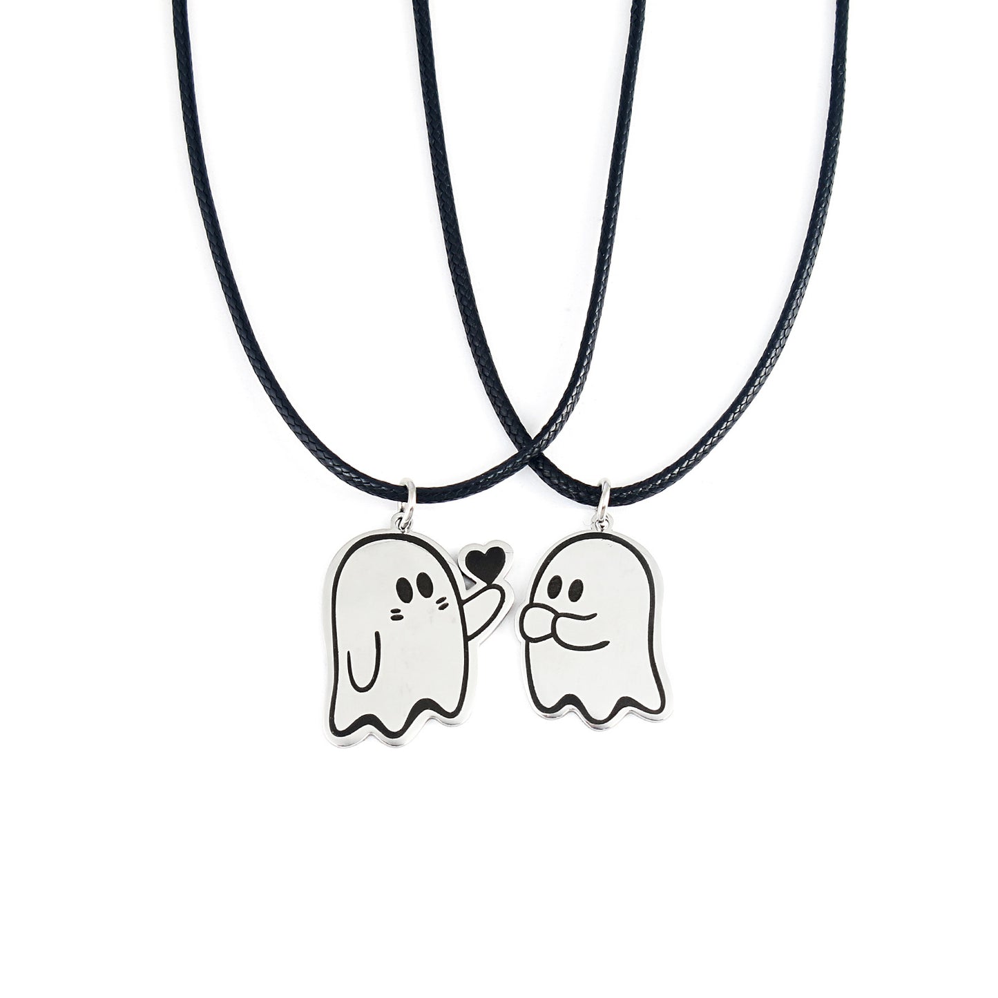 Cute Love Ghost Pendant Necklace | Halloween Style Unisex