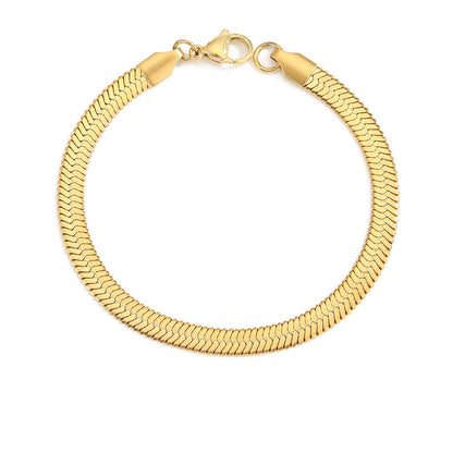 Gold Plated Stainless Steel Bracelet for Women