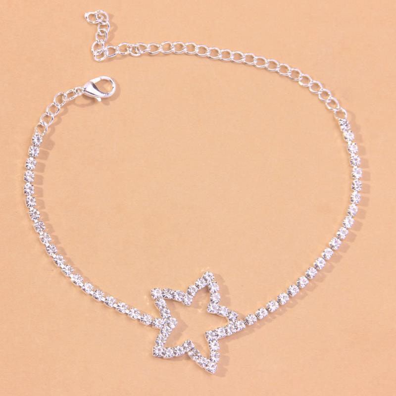 Star Anklet | Alloy Five-Pointed Star Beach Summer