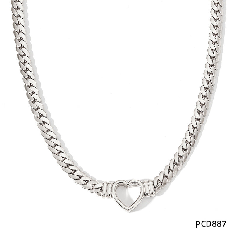 Hip Hop Love Woven Pendant Necklace