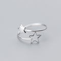 Five-Point Star Ring | Alloy Cold Personality Gold Silver
