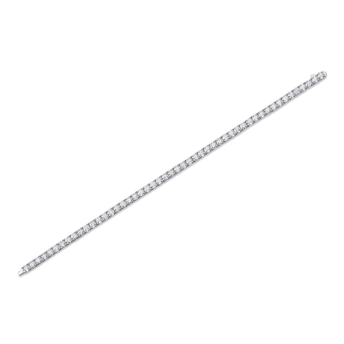 1Unique Luxury Fashion Mosan Diamond S925 Silver Bracelet Prohibit TikTok sales