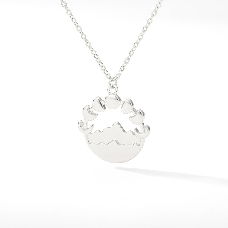 Moon Pendant Necklace for Women | Celestial Design