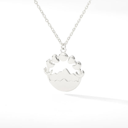 Moon Pendant Necklace for Women | Celestial Design