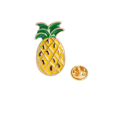 Cartoon Fruit Enamel Brooch | Alloy Baked Varnish Unisex 7 Styles
