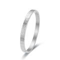 Titanium Steel Bracelet in Steel, Gold and Rose Gold