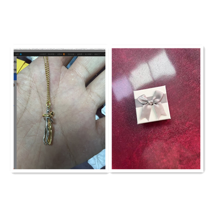 Love Hug Pendant Necklace | Unisex Collarbone Chain