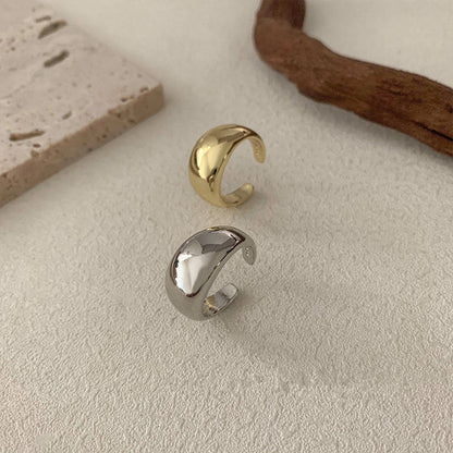 Vintage Chain Tail Ring | Copper Crown Design Adjustable Unisex