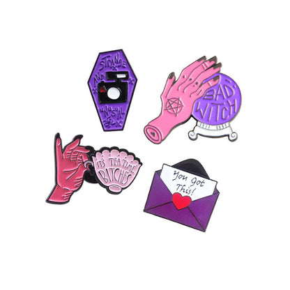 Game Console Handle Brooch | Alloy Oil Drop Cartoon Unisex