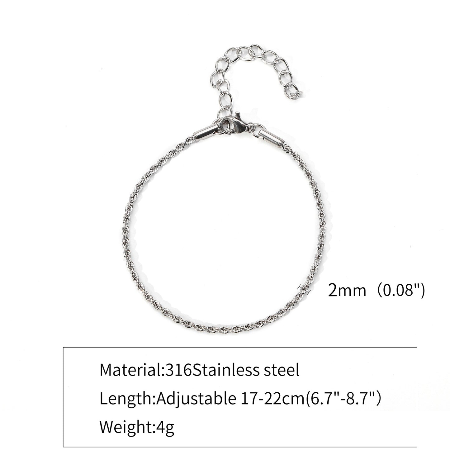 Stainless Steel 18K Cuban Chain Bracelet | Hemp Flower Design