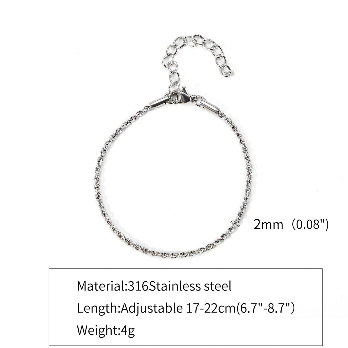 Stainless Steel 18K Cuban Chain Bracelet | Hemp Flower Design