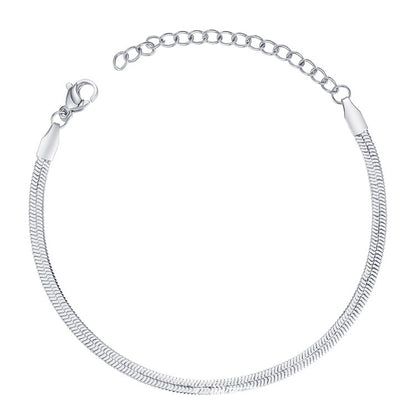 18K Gold Plated Titanium Steel Bracelet for Women