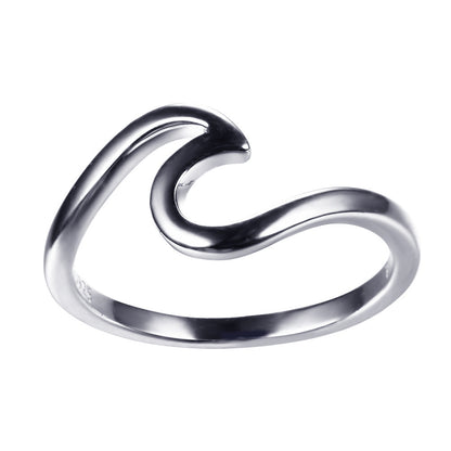 Wavy Couple Ring | Gold Silver Rose Gold
