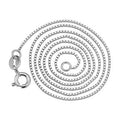 Round Zircon Diamond Pendant Necklace | Collarbone Chain