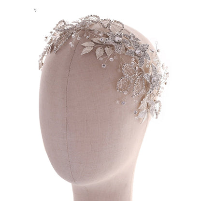 Alloy Flower Hair Accessories | Water Drill European Wedding Gift