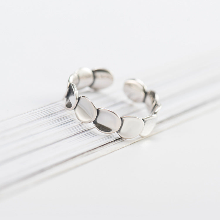 Sterling Silver Geometric Vintage Ring