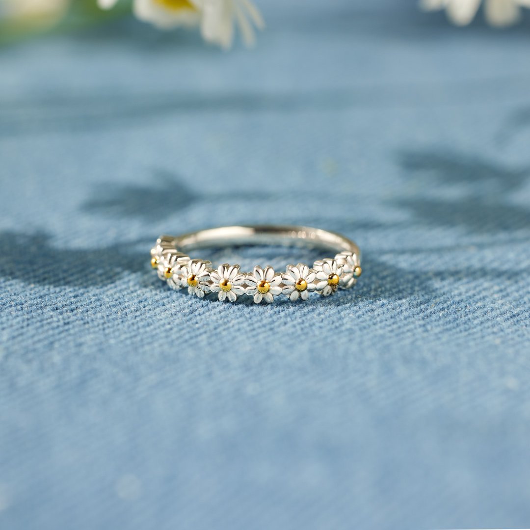 S925 Sterling Silver Small Ring | Geometric Women's Silver Plated