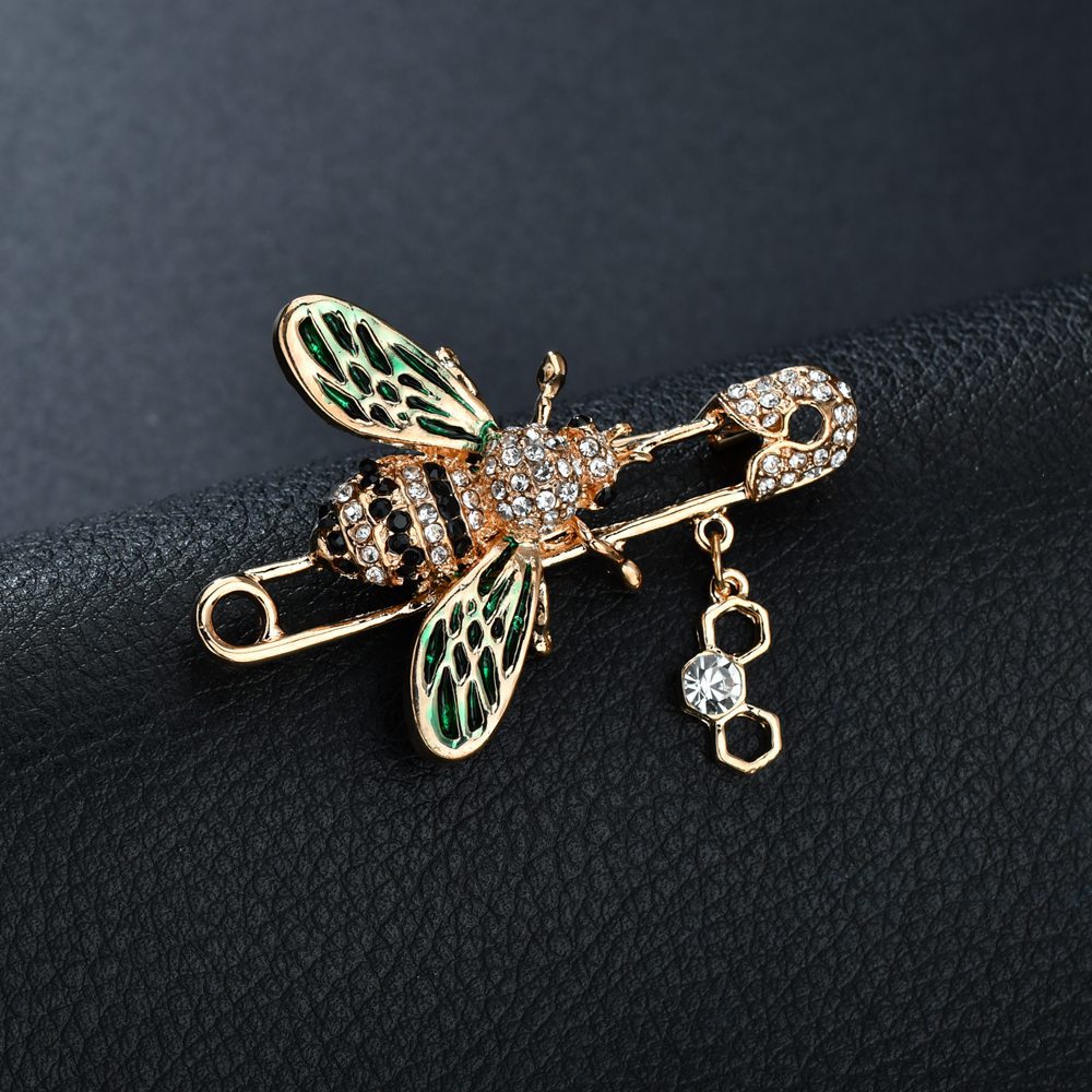 Bee Brooch | Alloy Diamond Insect European Style
