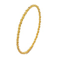 Gold Twist Rope Bracelet for Women | Vacuum Plated Beryllium Copper