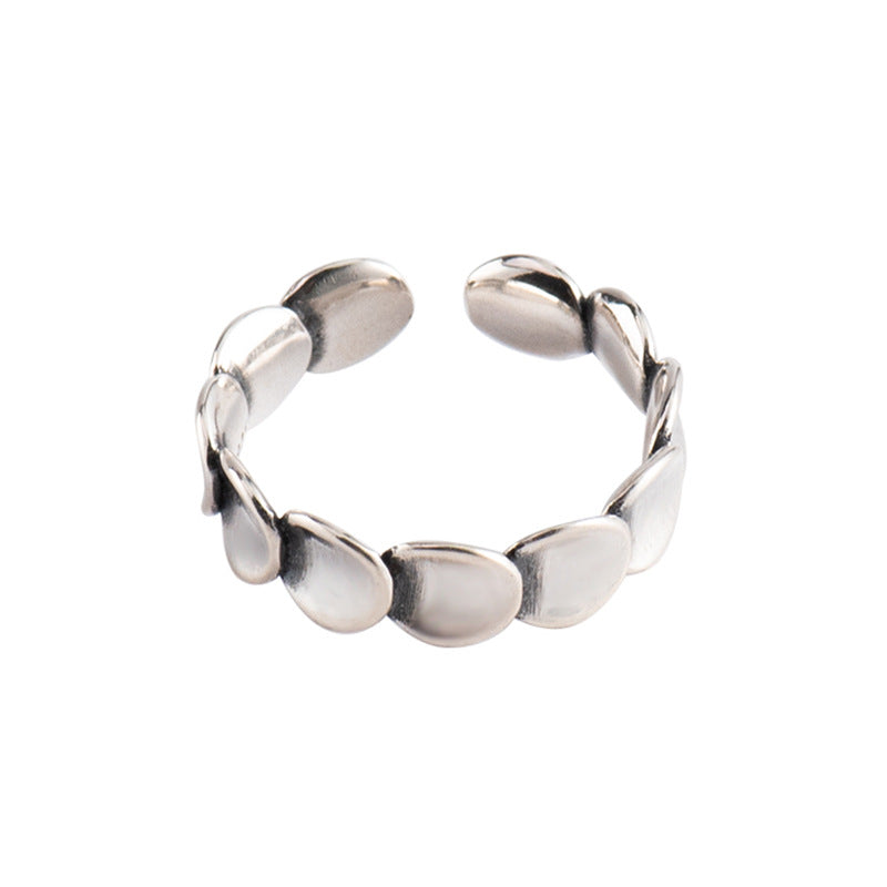 Sterling Silver Geometric Vintage Ring