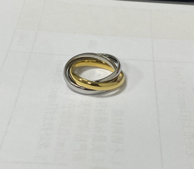 Three-in-One Winding Ring | Titanium Steel Unisex Multi-Style