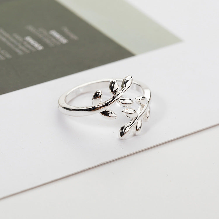 Copper Leaf Ring