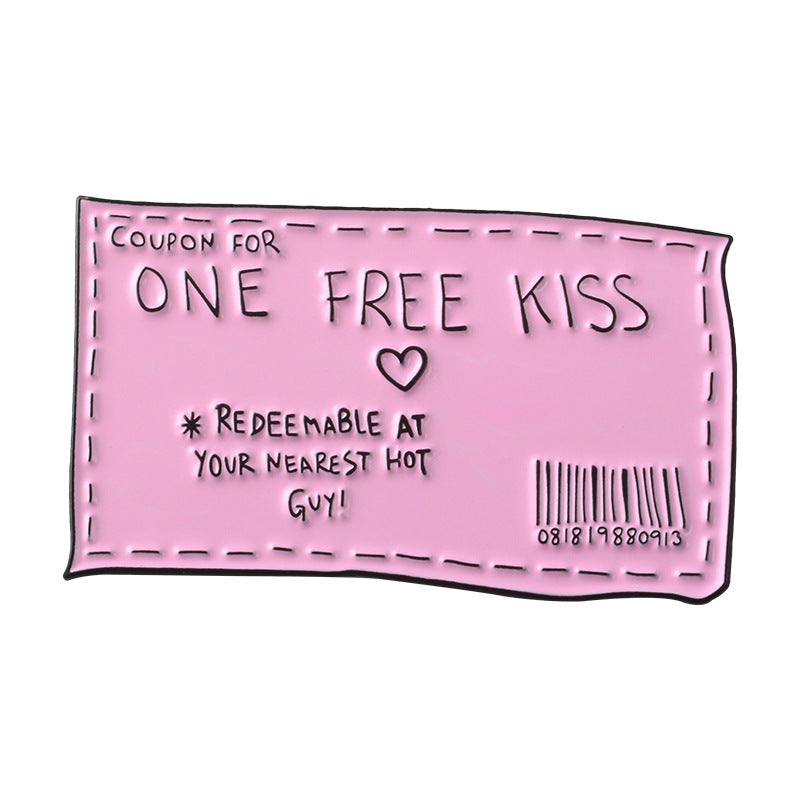 Pink Series Cartoon Brooch | Alloy Paint Geometric Unisex