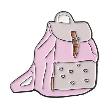 Pink Series Cartoon Brooch | Alloy Paint Geometric Unisex