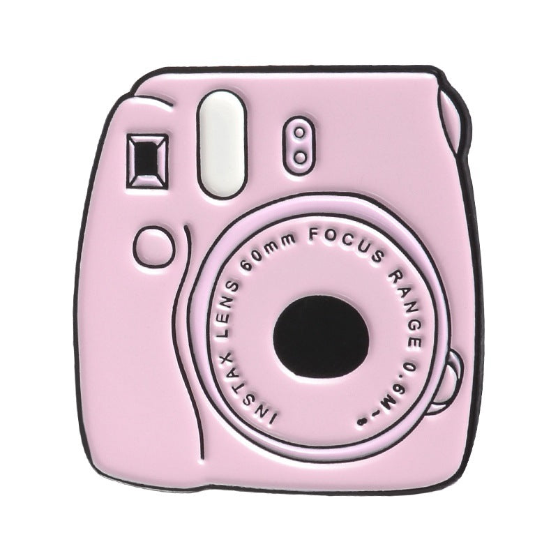 Pink Series Cartoon Brooch | Alloy Paint Geometric Unisex