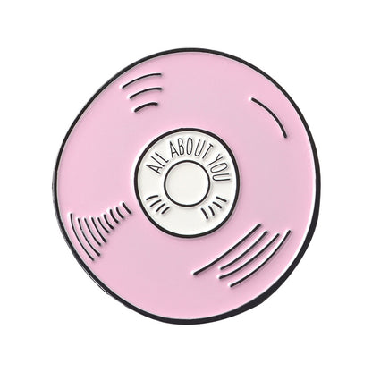 Pink Series Cartoon Brooch | Alloy Paint Geometric Unisex
