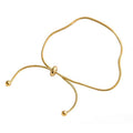 18K Gold Snake Chain Anklet | Titanium Steel Durable