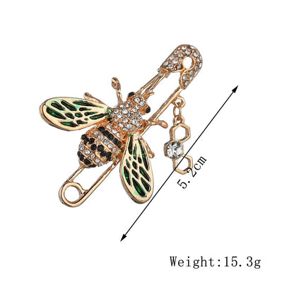 Bee Brooch | Alloy Diamond Insect European Style