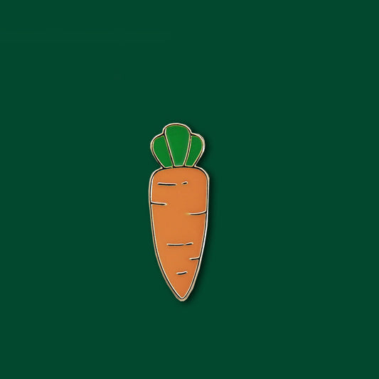 Fruit Sequin Badge Pin | Alloy Gold Silver Plated Korean Style