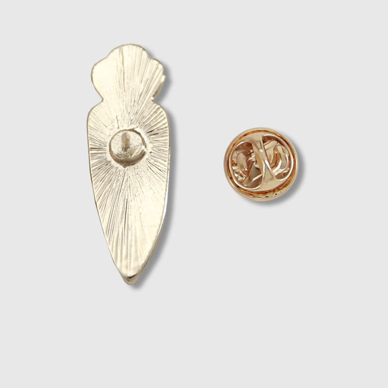 Fruit Sequin Badge Pin | Alloy Gold Silver Plated Korean Style