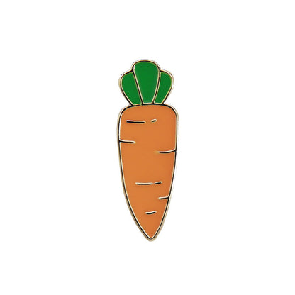 Fruit Sequin Badge Pin | Alloy Gold Silver Plated Korean Style