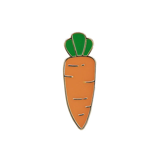 Fruit Sequin Badge Pin | Alloy Gold Silver Plated Korean Style