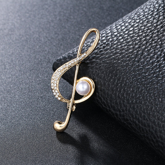 Temperament Corsage Brooch | Alloy Gem Inlay Unisex 8 Styles