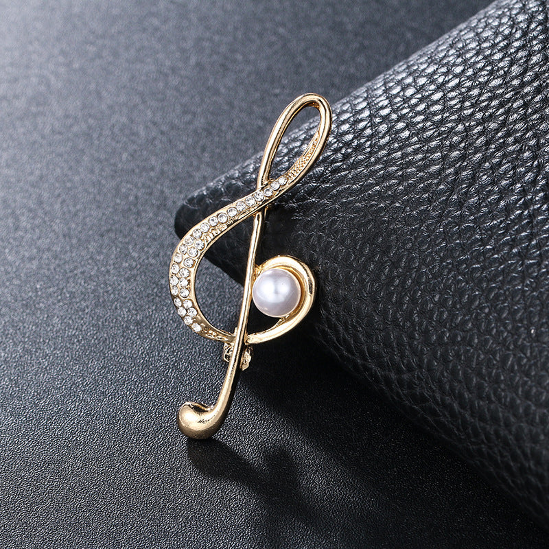 Temperament Corsage Brooch | Alloy Gem Inlay Unisex 8 Styles
