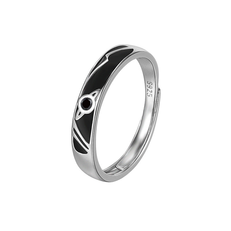 Dream Planet Couple Ring | 925 Silver Geometric Unisex
