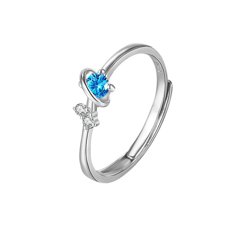 Dream Planet Couple Ring | 925 Silver Geometric Unisex