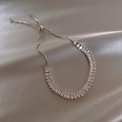 Adjustable Zircon Geometric Bracelet for Women