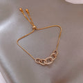 Micro-Inlaid Geometric Interlocking Bracelet