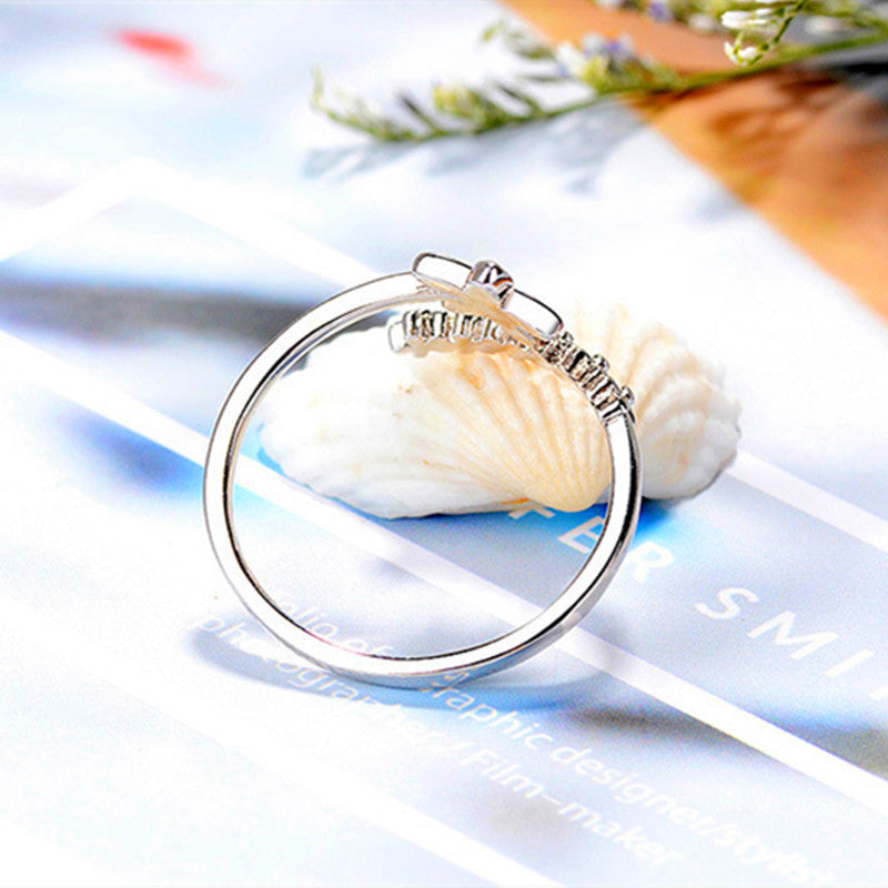 Floret Leaf Ring | Copper Simple Sen Style Women's
