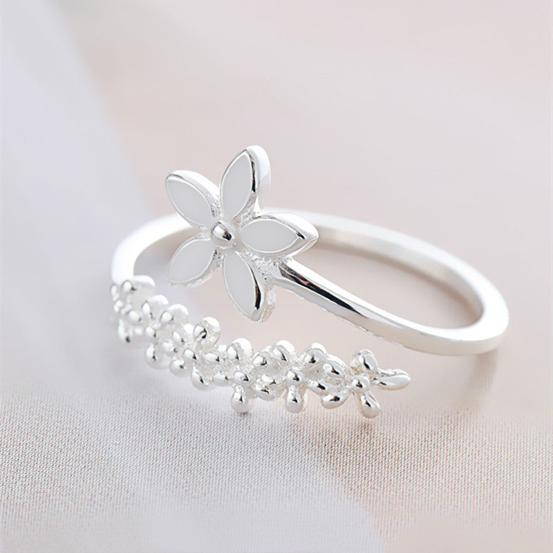 Floret Leaf Ring | Copper Simple Sen Style Women's